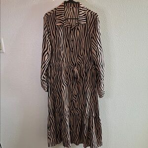 Stylish Zebra Print Dress